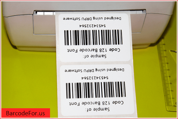 Code 128 l'impression code-barres avec imprimante thermique
